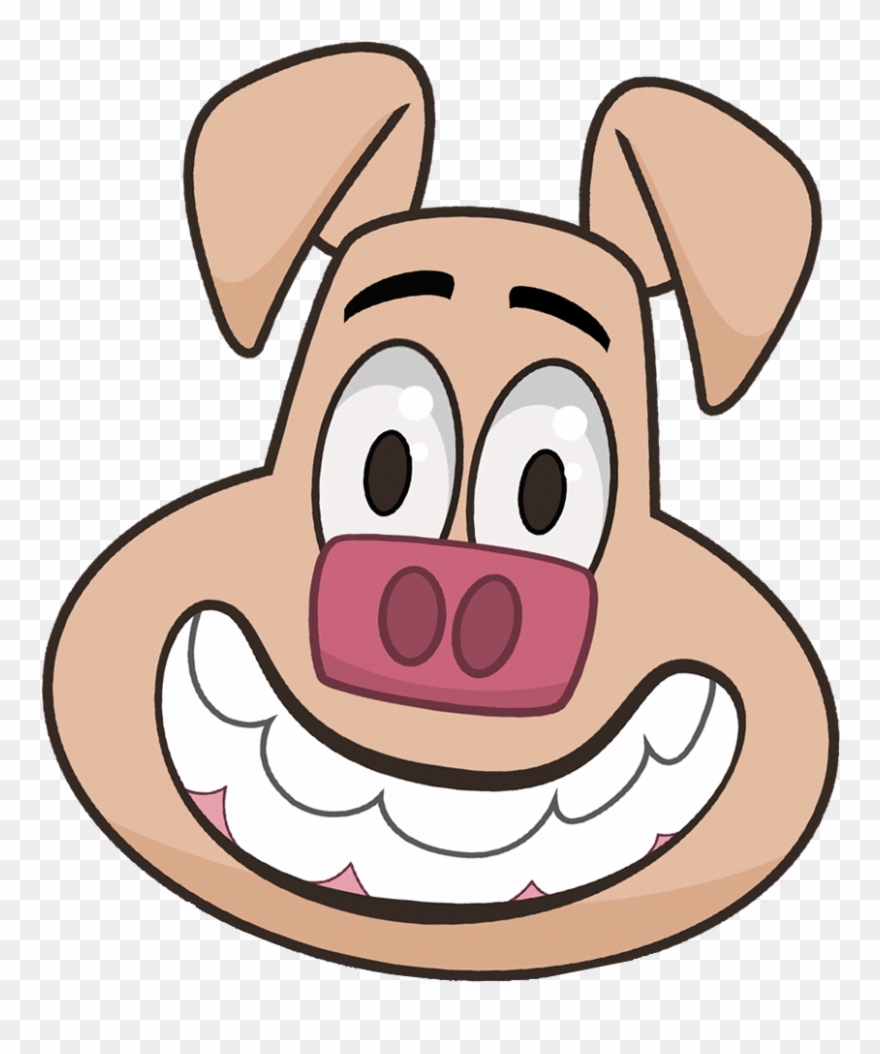 “hi Movie Lovers I'm Brad Pig Don´t Miss My Web Show Clipart