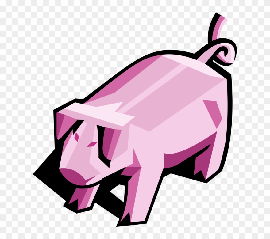 Vector Illustration Of Farm Agriculture Livestock Animal Clipart