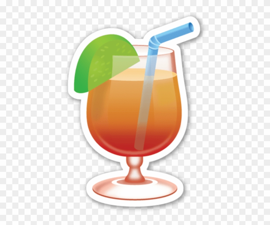 Free Png Download Tropical Drink Emoji Png Images Background Clipart