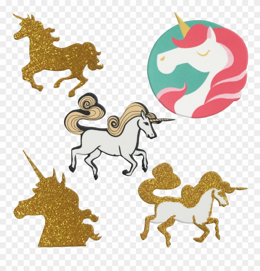 Aplique Ades 7 Cm Unicornio Clipart