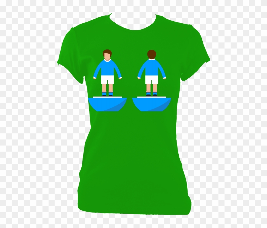 Table Football 'man City 1968 Champions' Ladies Fitted Clipart