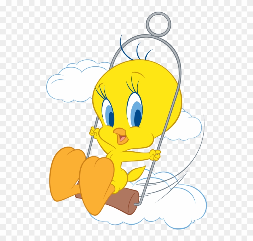 Free Png Download Tweety Bird On Swing Png Images Background Clipart