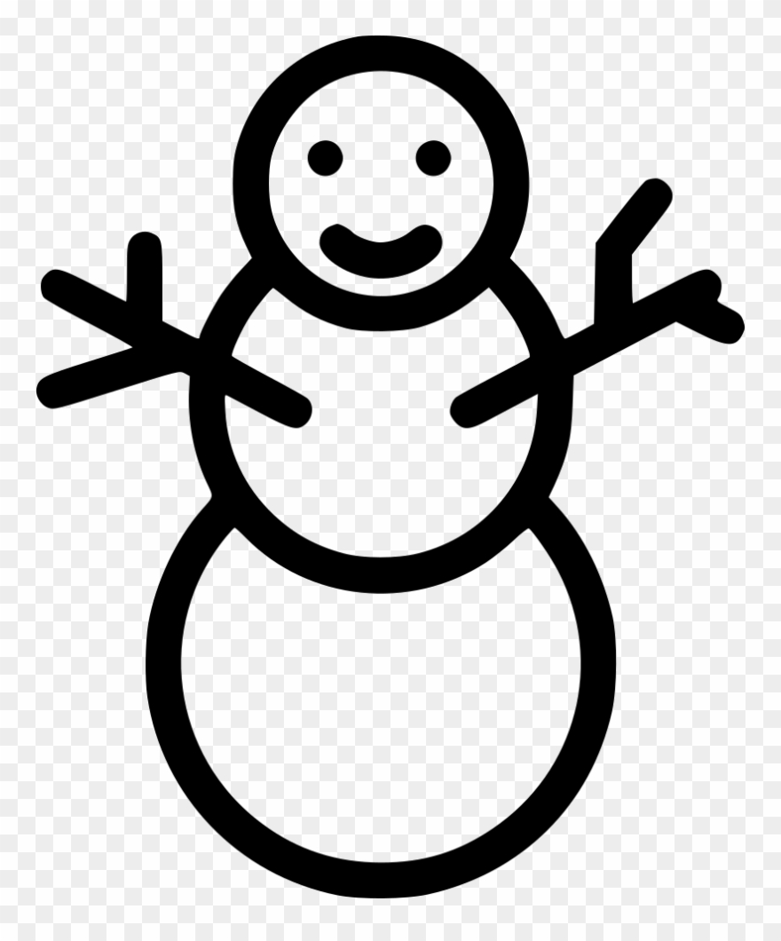 Snowman Comments Clipart