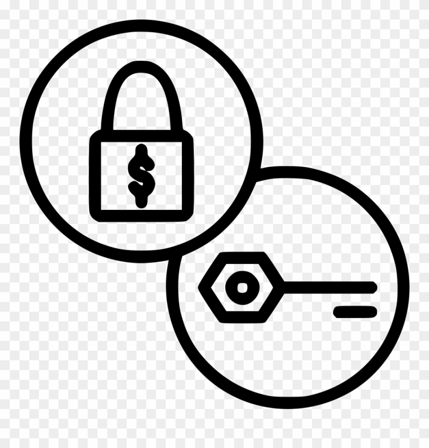 Lock Key Password Security Authentication Access Encrytpion Clipart