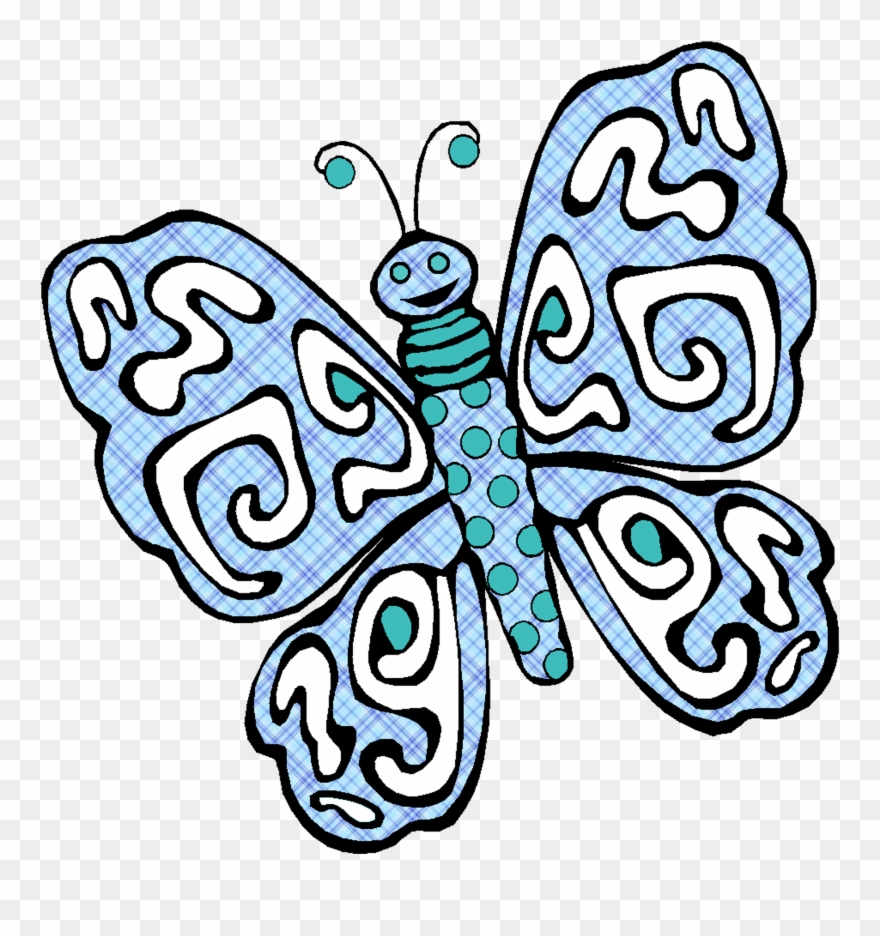 Blue Butterfly, Insect, Graphical, Graphic, Butterfly, Clipart