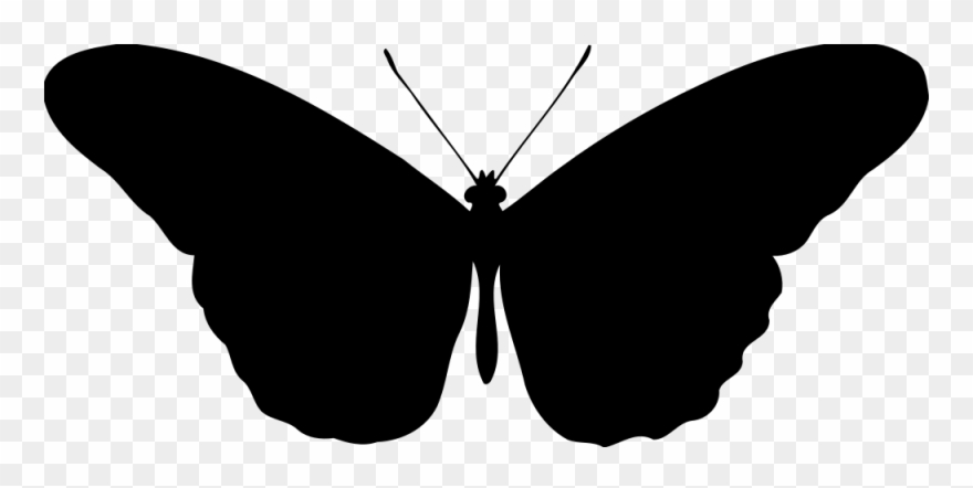 Butterfly 15 Silhouette Clipart