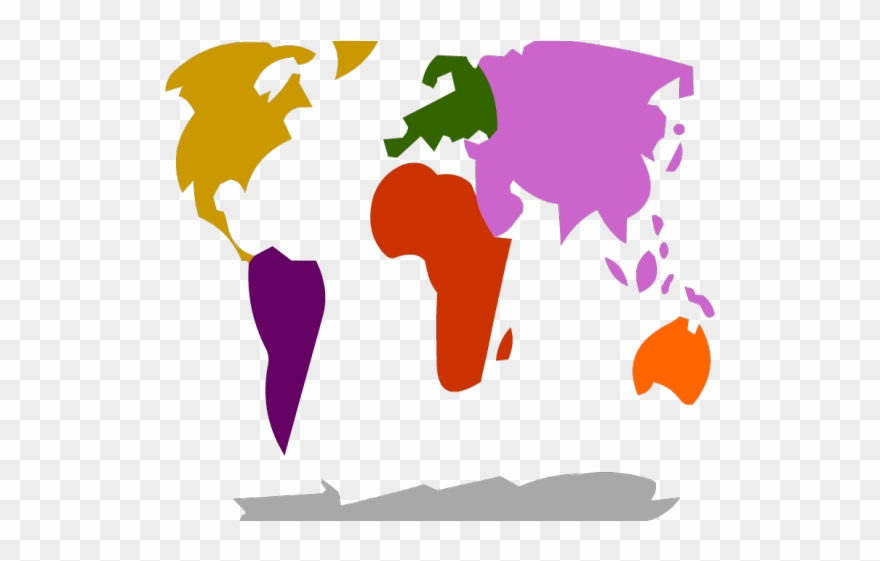 Continent Clipart Geo - Png Download