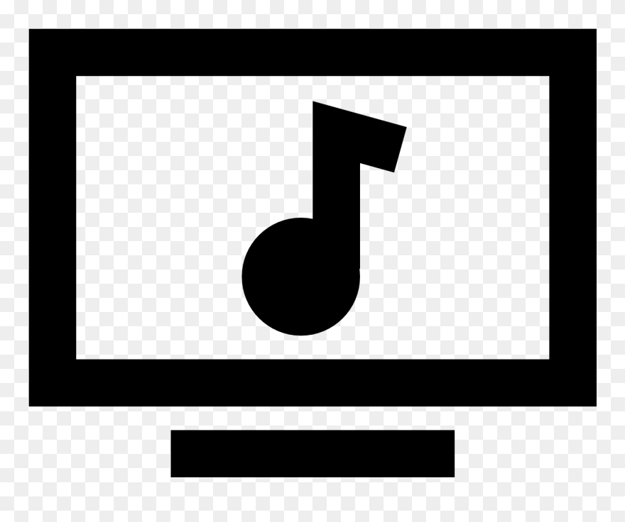 Music Video Icon Clipart