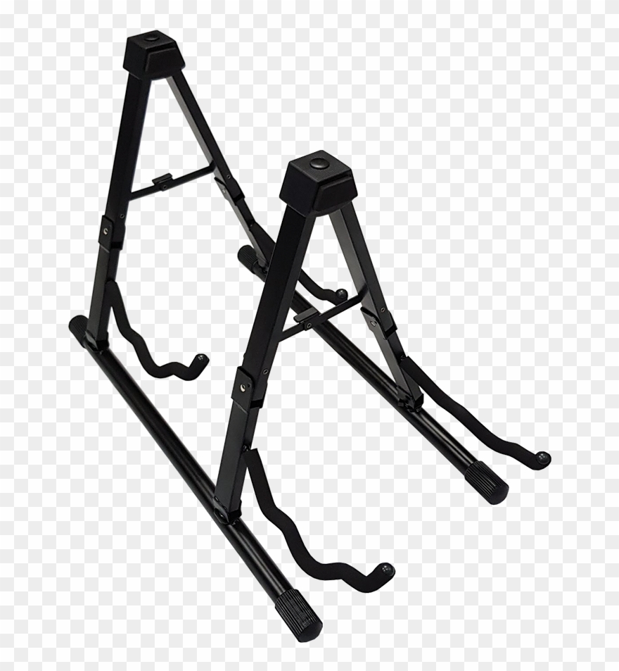 Dcm Gs2bk 2-unit Inline Folding Guitar / Bass Stand Clipart