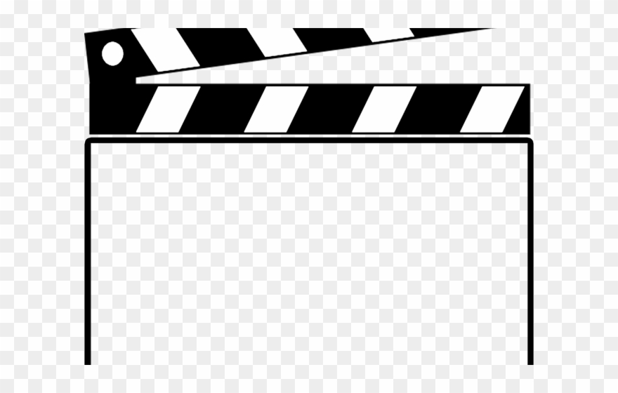 Clapperboard Clipart Blank - Png Download