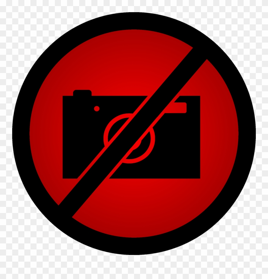 Do Not Take Photos A Ban On Taking Pictures Red Clipart