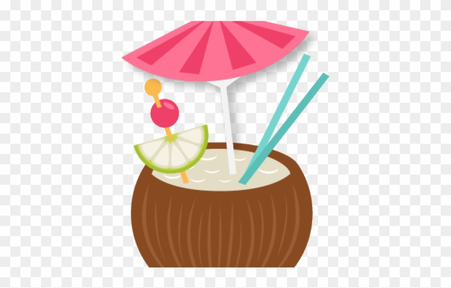 Drinking Clipart Coconut - Png Download