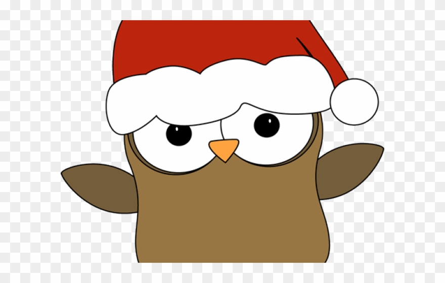 Christmas Tree Clipart Owl - Png Download