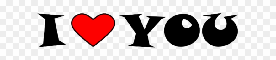 I Love You Logo Clipart