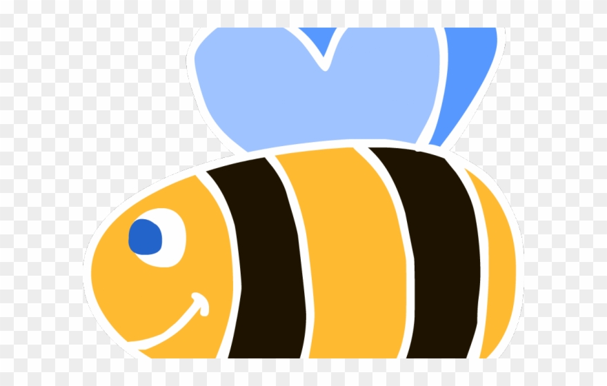 Bees Clipart Easy - Png Download