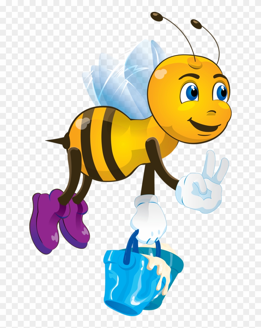 Bee Clipart Ladybug - Png Download