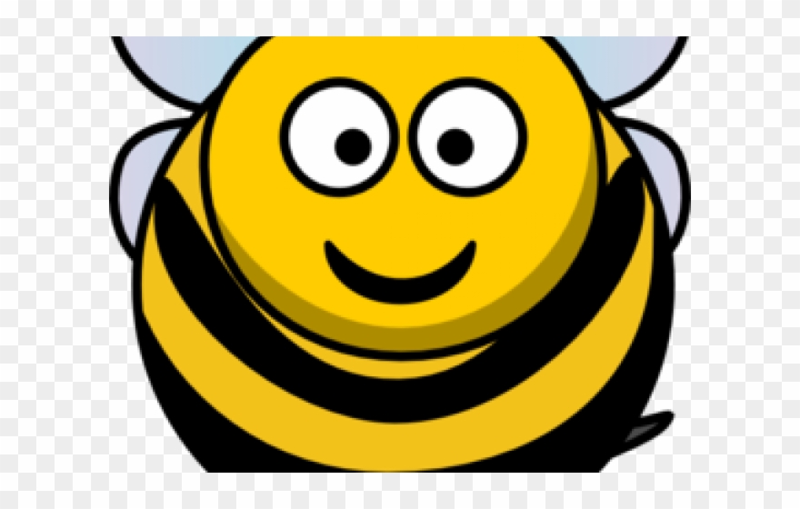 Bee Clipart Face - Png Download