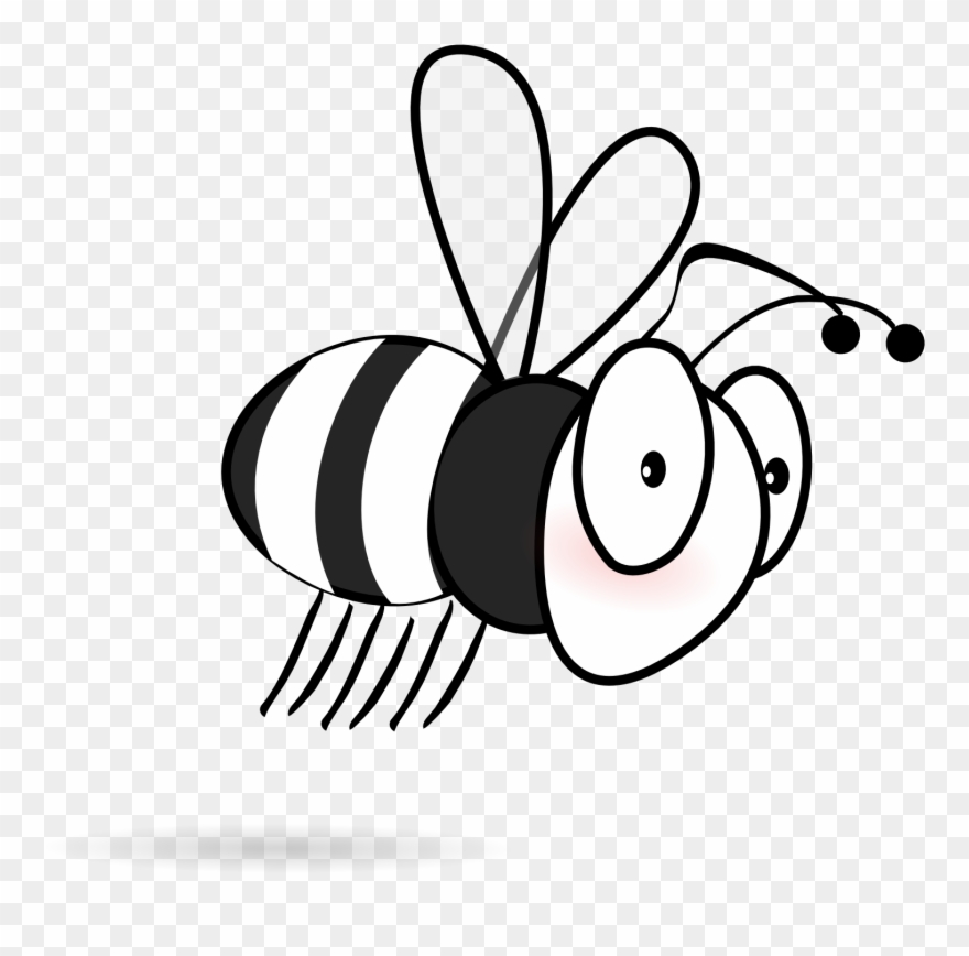 Clipart Of Zip, Bee And Membrane - Png Download