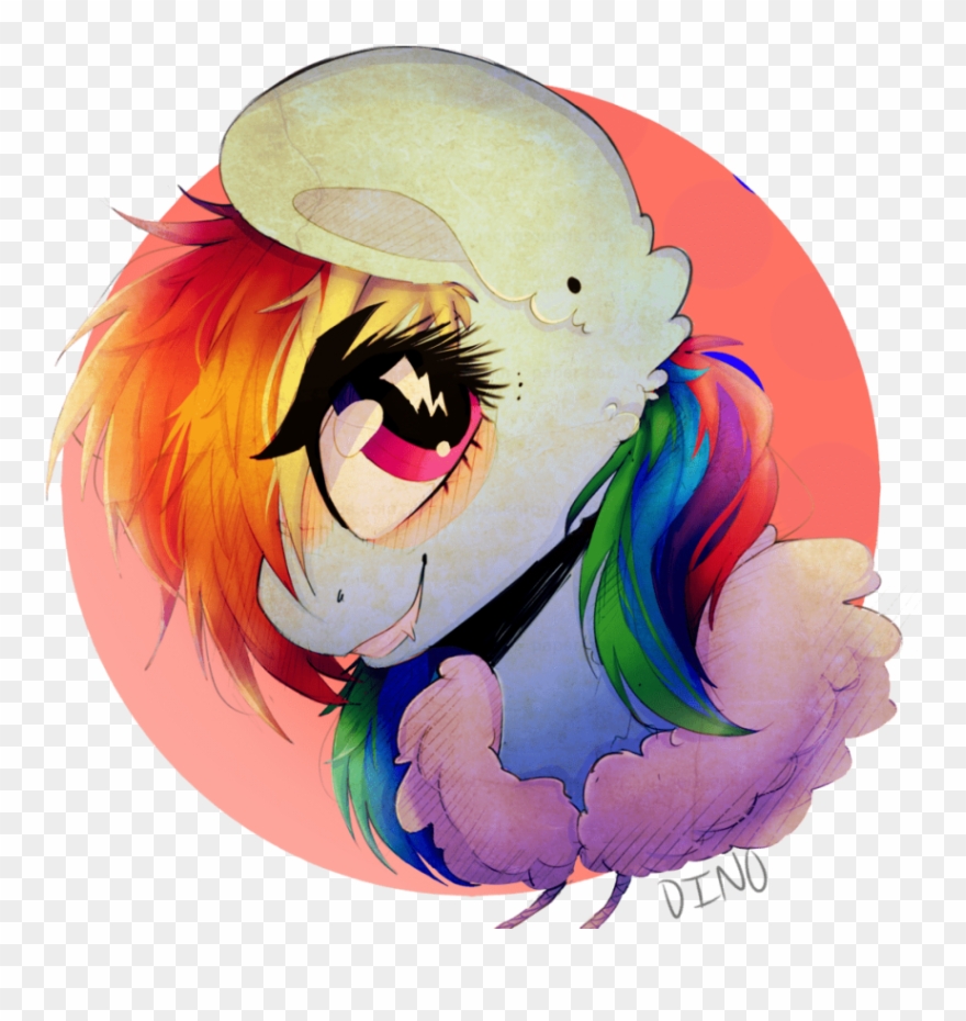 Free Png Download Dino Horse, Bust, Rainbow Dash, Safe, Clipart
