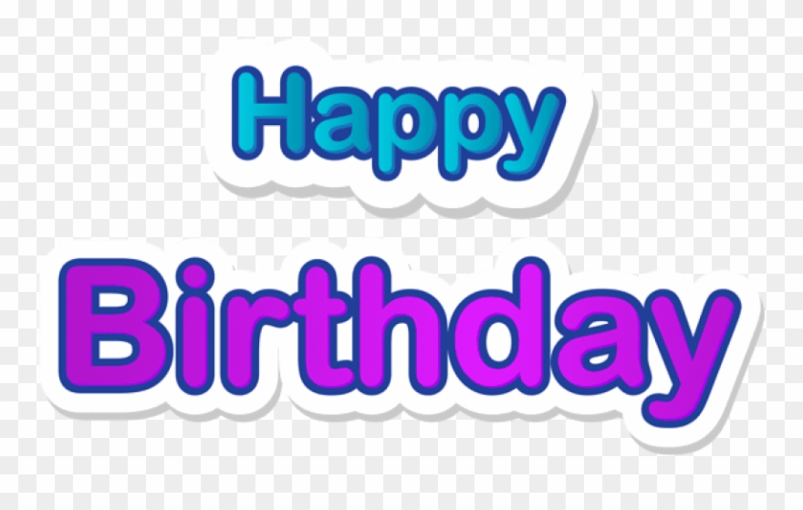 Free Png Download Happy Birthday Text Element Png Images Clipart