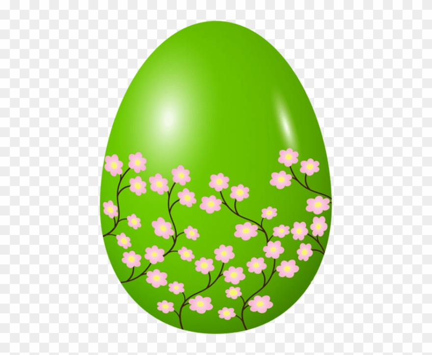 Easter Spring Egg Green Png Clipart