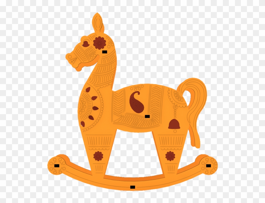 Clipart Toys Rocking Horse - Png Download