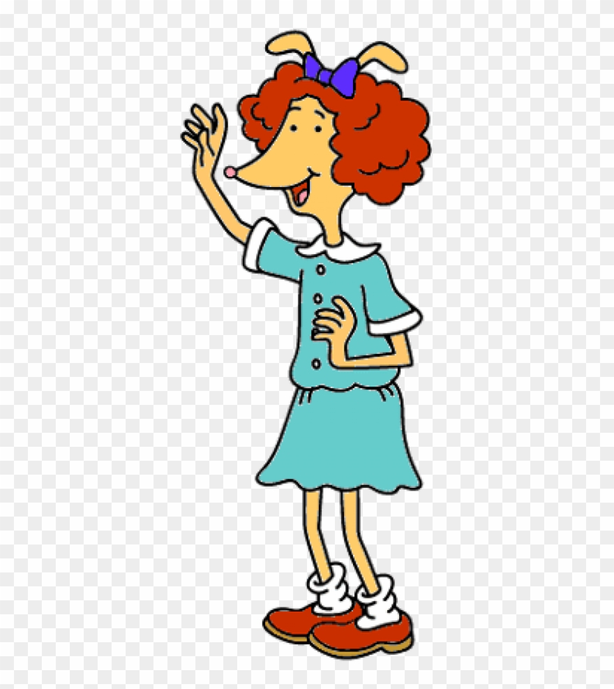 Free Png Download Arthur Character Prunella Waving Clipart