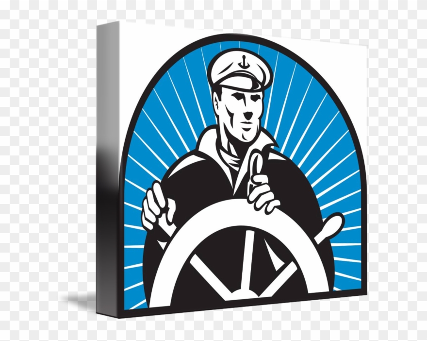 Clipart Free Stock Ship Helmsman Wheel By Aloysius - Png Download