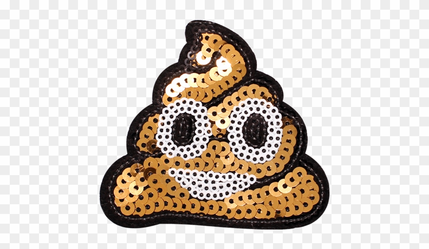 Poop Emoji Iron On Patch Accessories Clipart
