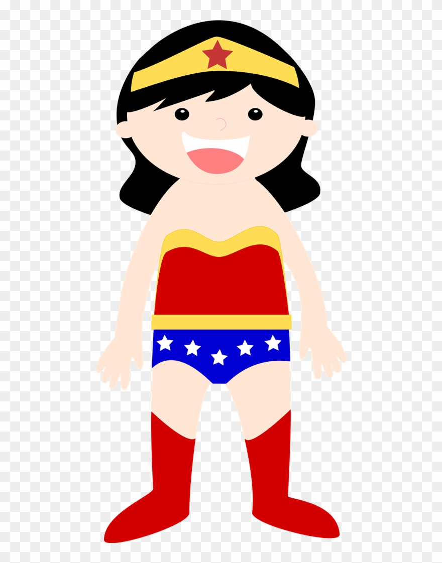 Superman Wonderwoman Spiderman Clipart
