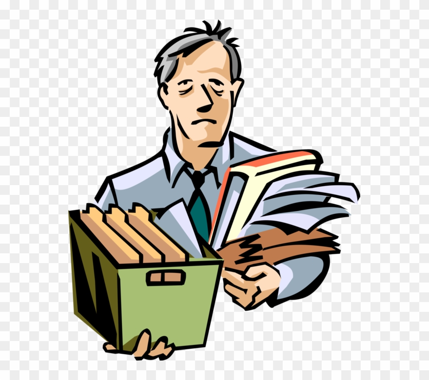 Exhausted Takes Work Home Clipart