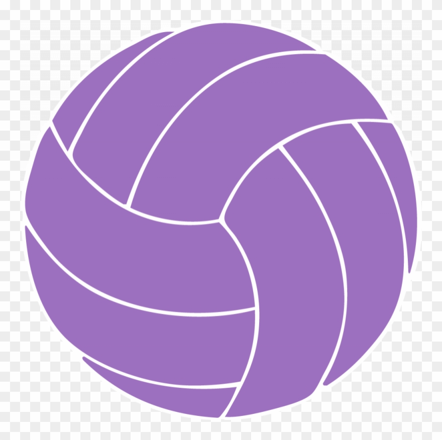 28 Collection Of Purple Volleyball Clipart - Png Download