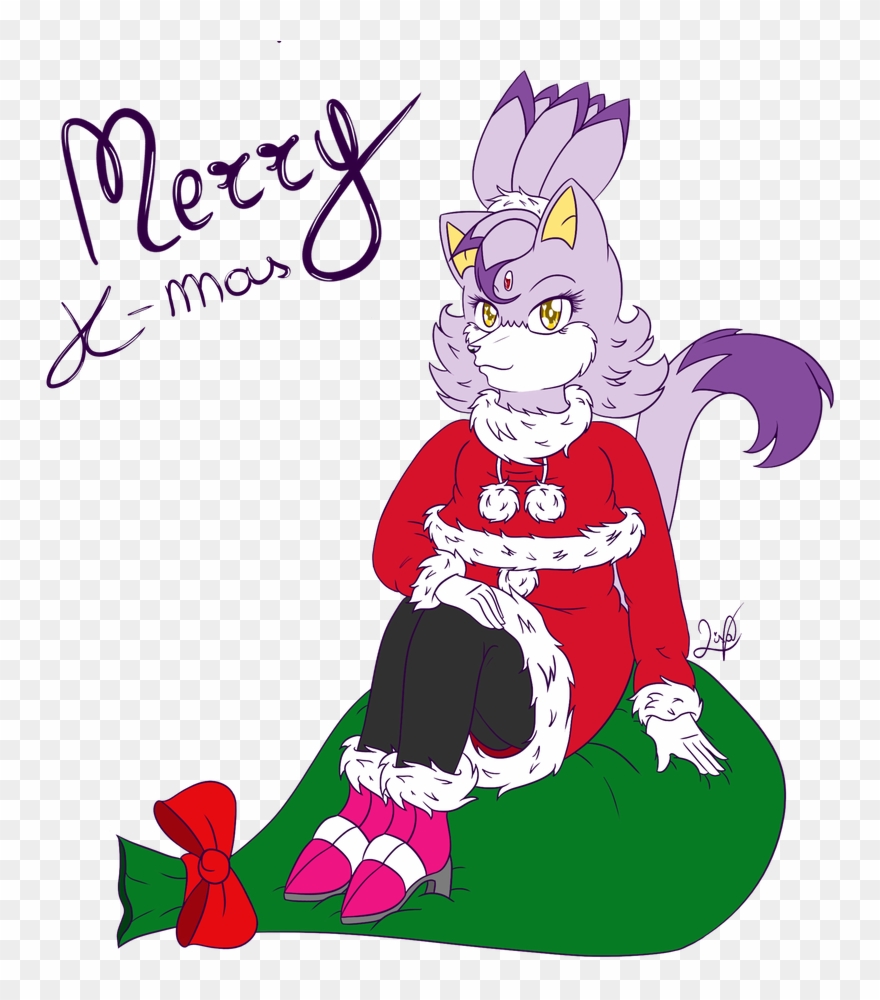 Blaze Wishing A Merry Christmas Clipart