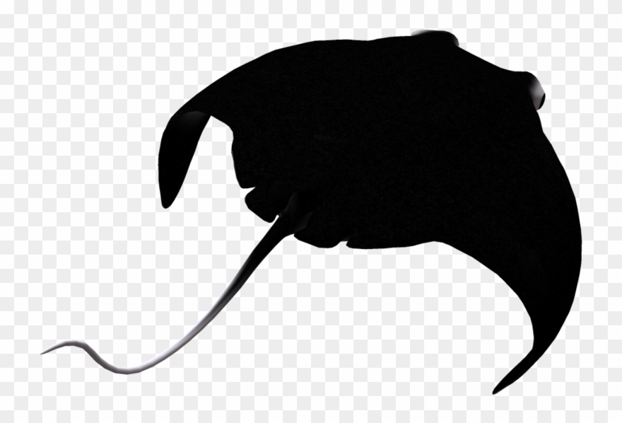 Manta Ray Silhouette At Getdrawings Clipart