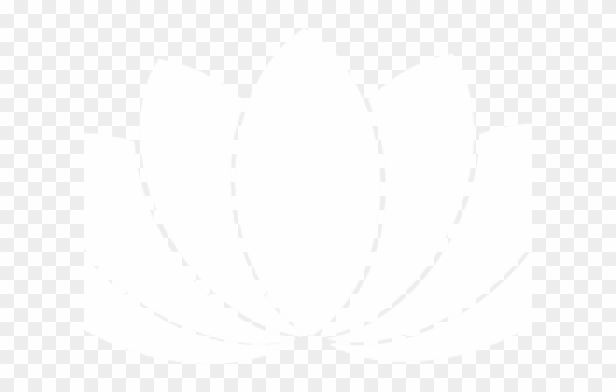 White Flower Clipart Lotus - Png Download