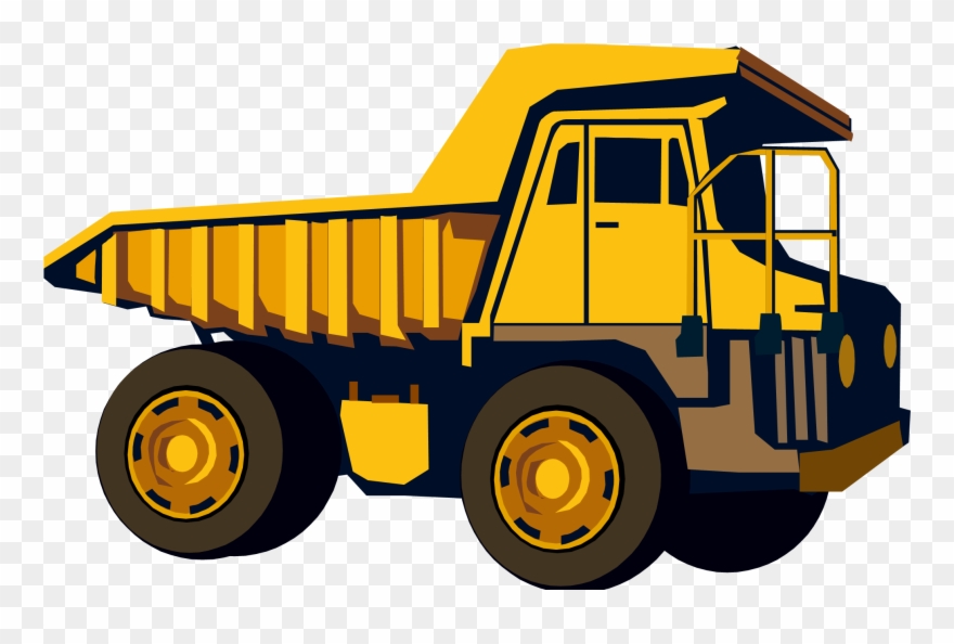 Clipart Of Dump, Trucks And Benz - Png Download