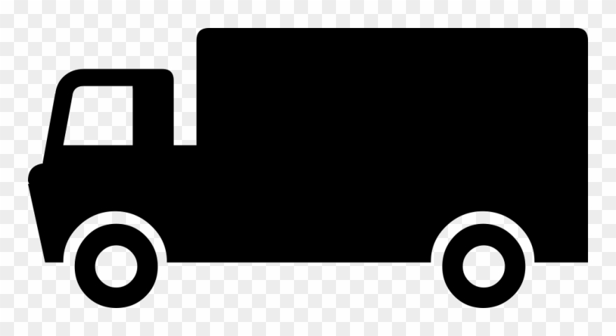Delivery Truck Outline Comments Clipart