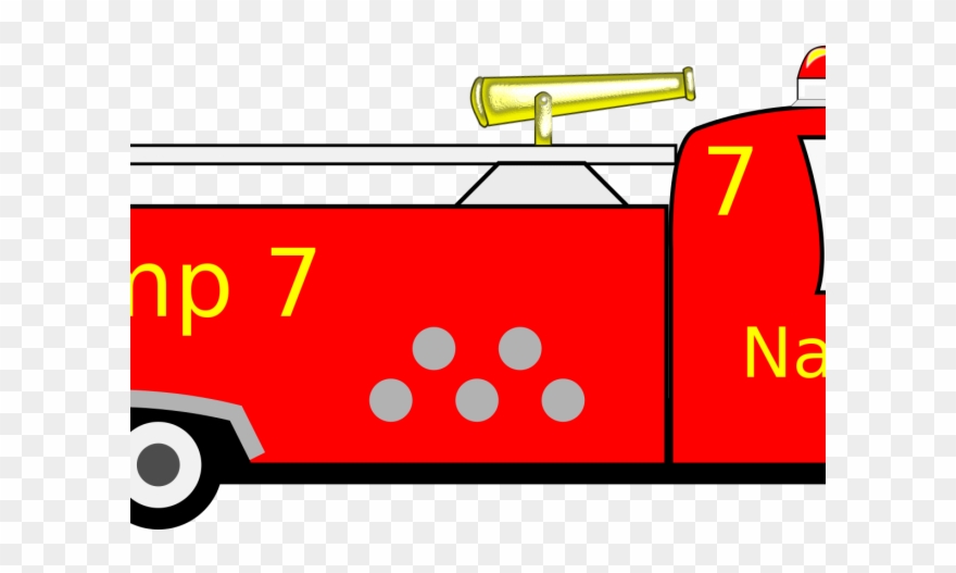 Flame Clipart Truck - Png Download