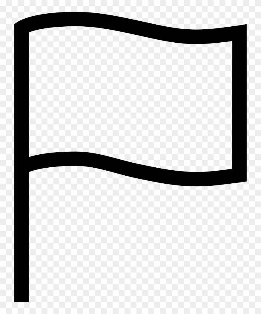 Ios Flag Outline Comments Clipart