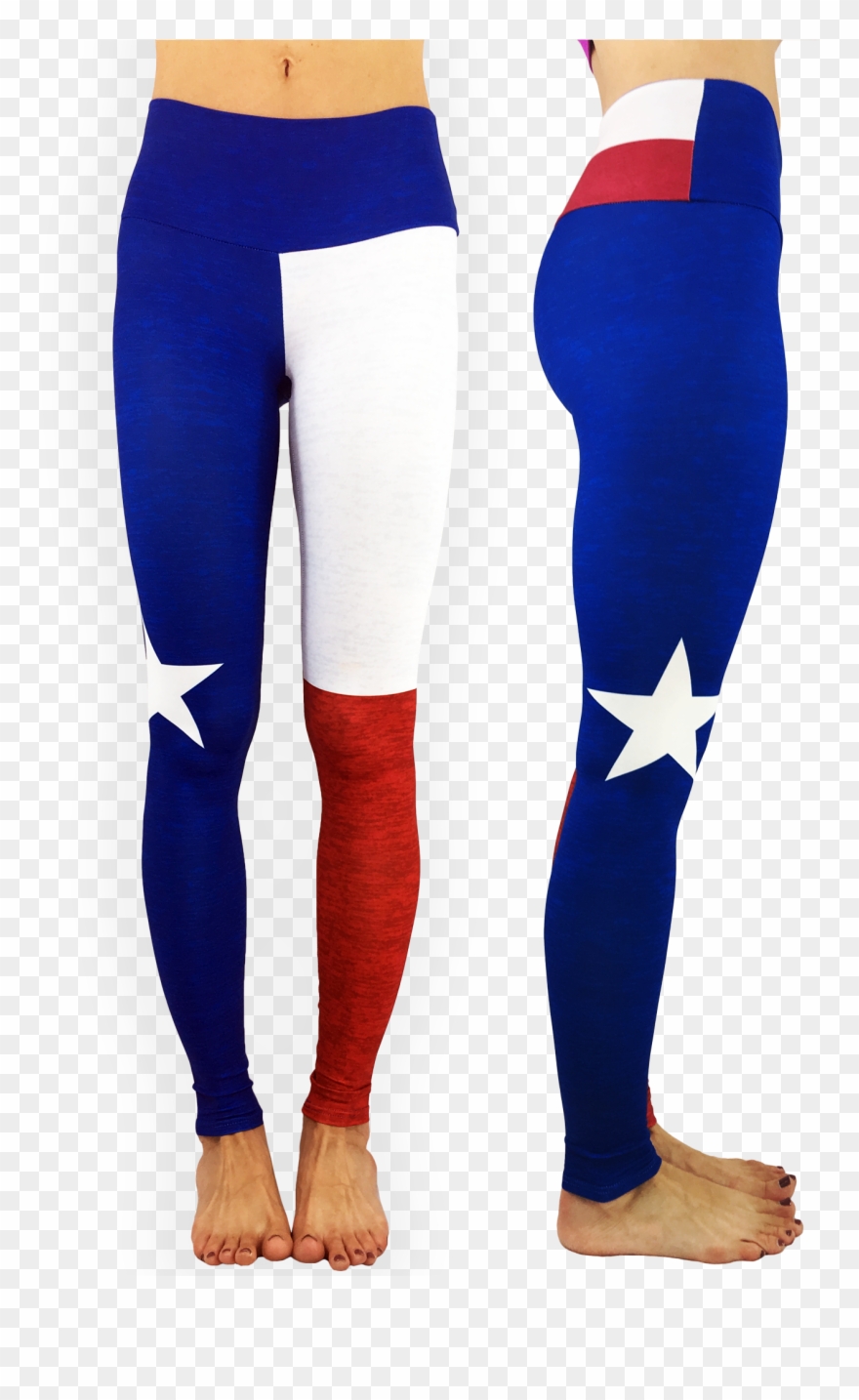 Texas Flag Yoga Pants Clipart