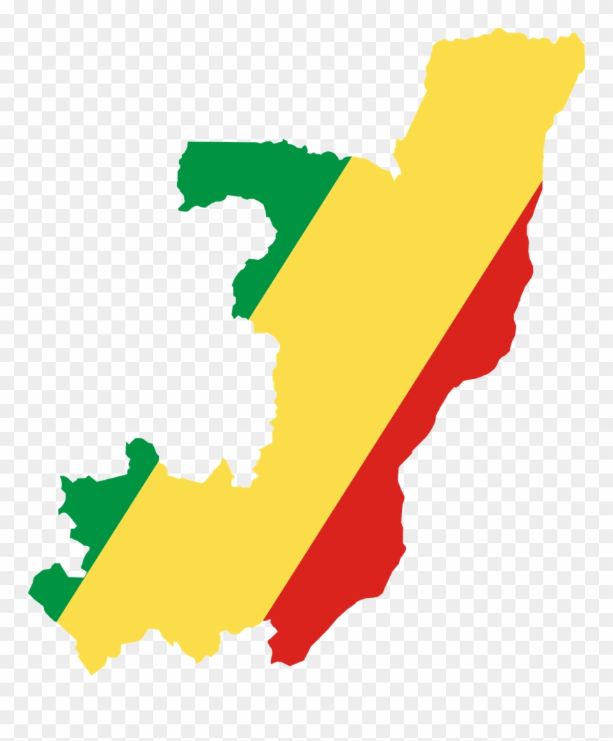 Congo Republic Flag Icon Clipart