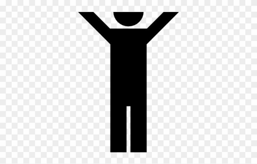 People Silhouette Clipart Happy Person - Png Download