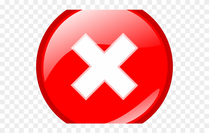 Red Cross Mark Clipart - Png Download