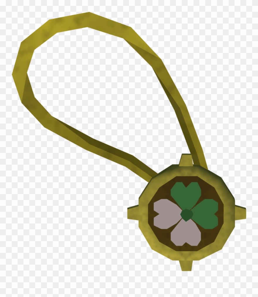 Dazzling Two-leaf Clover Necklace Is An Item Available Clipart