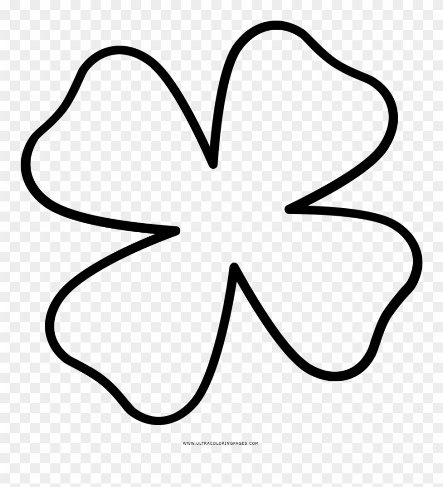 Four Leaf Clover Drawing Clipart
