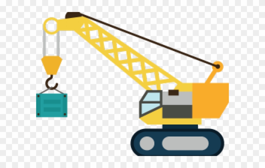 Crane Clipart Plant Machinery - Png Download
