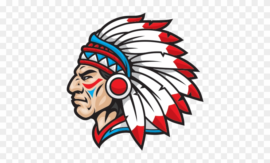 Printed Warrior Indian Native Clipart