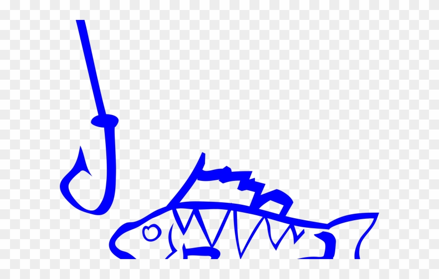 Hook Clipart Fishing Rod - Png Download