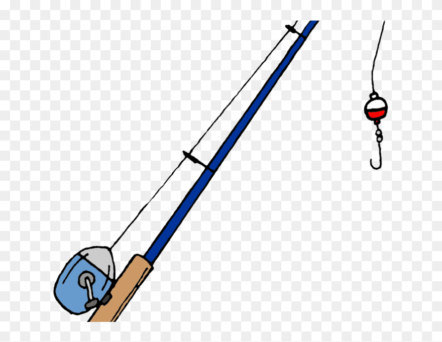 Hook Clipart Fishing Rod - Png Download
