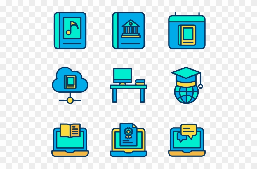Online Learning Clipart